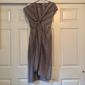 Vici brand high-low linen dress